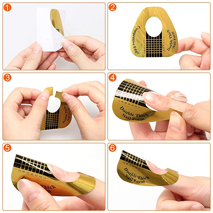 Set 50/100 Miếng Dán Nối Dài Móng Tay Nghệ Thuật