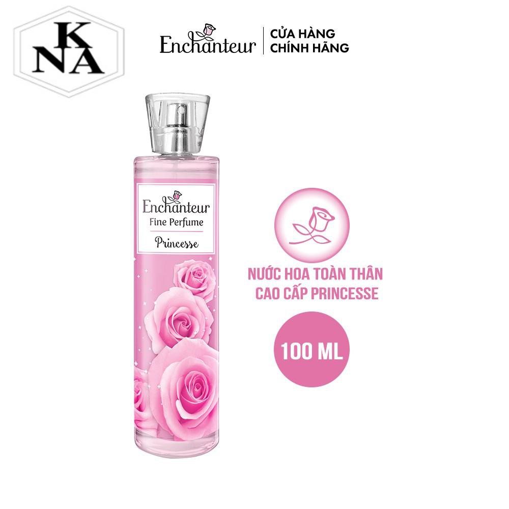 Nước hoa toàn thân cao cấp Enchanteur hương Princesse 100ml