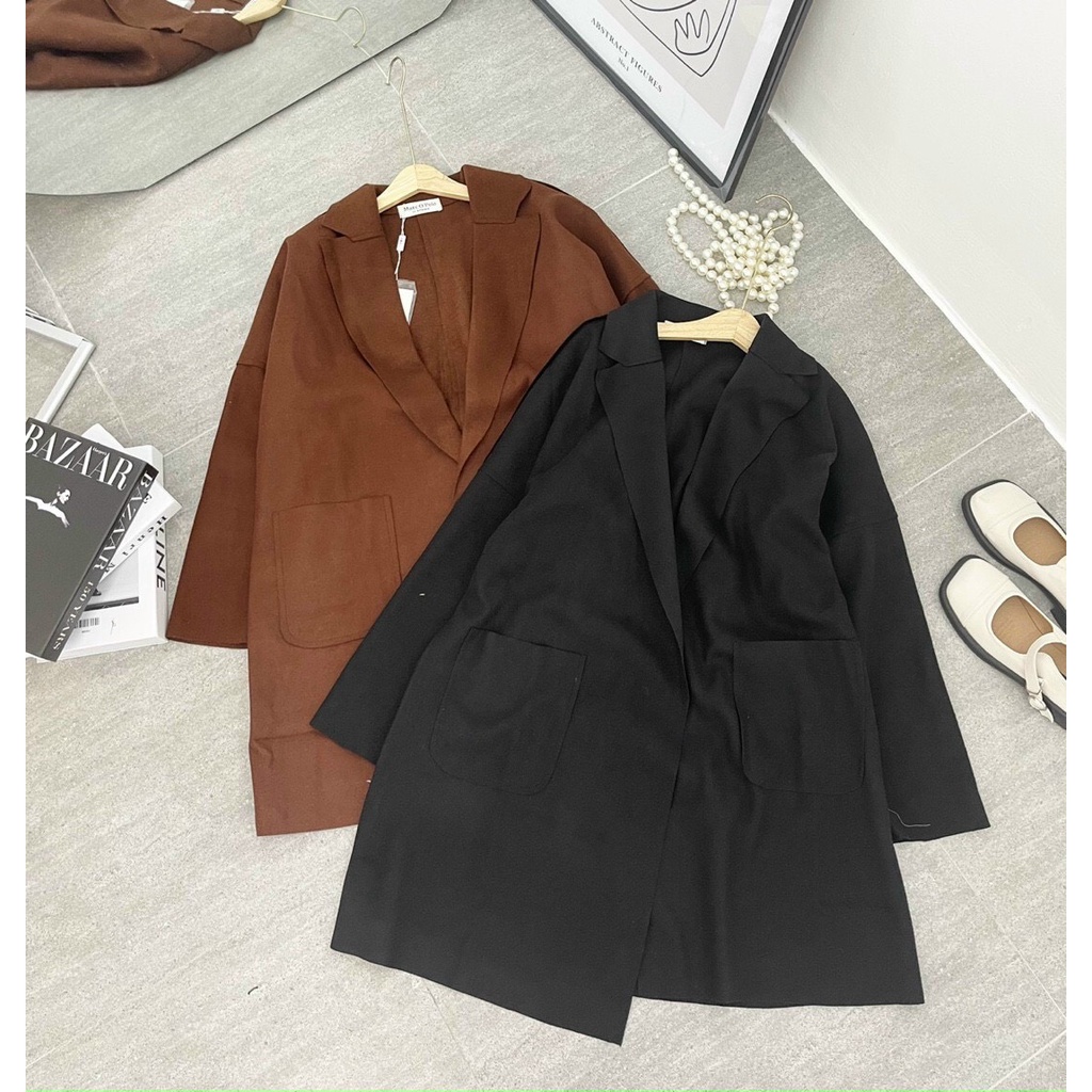 Áo Khoác Mangto Dáng Dài, Áo Dạ Nữ Kiểu Vest 2 Túi Hàng Thiết Kế Thời Trang Trẻ Trung Cá Tính Style Hàn Quốc Siêu Sang C | BigBuy360 - bigbuy360.vn
