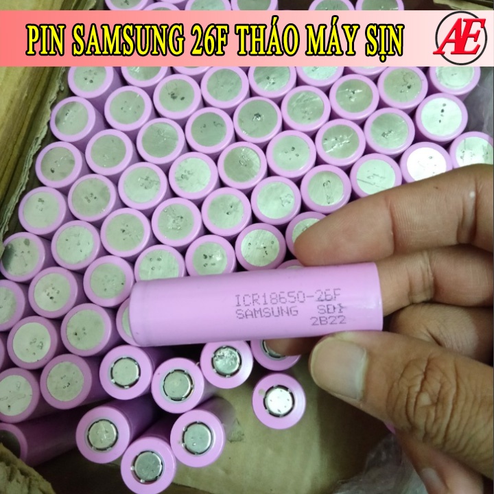 Pin Samsung 26F 18650 Dã máy Sịn