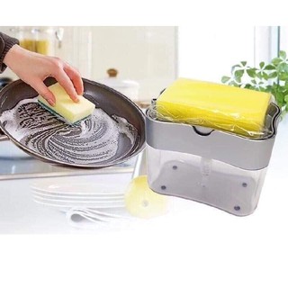 Hộp đựng nước rửa chén, xà phòng nhấn