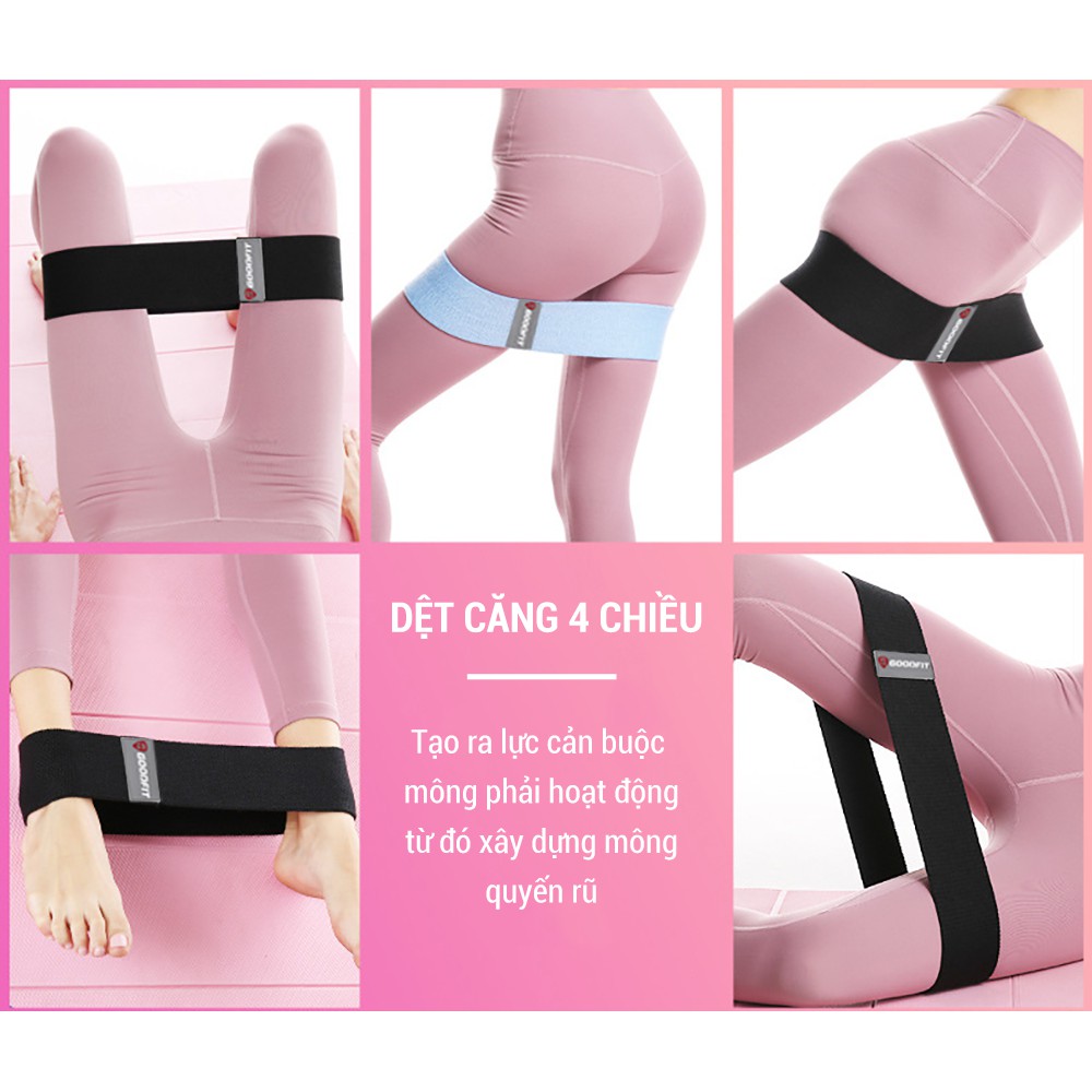 Dây mini band kháng lực tập gym, tập mông GoodFit GF912MB