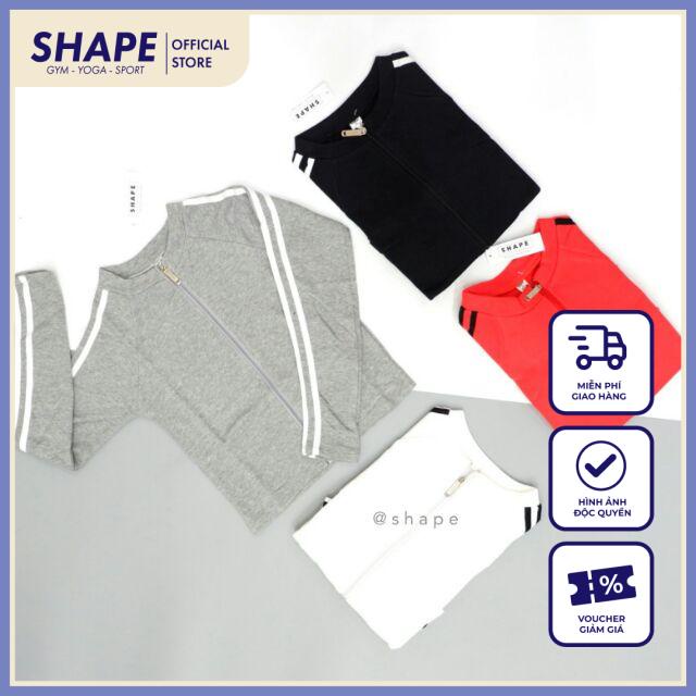 Áo khoác tập gym nữ A. body sọc tay [AK033]