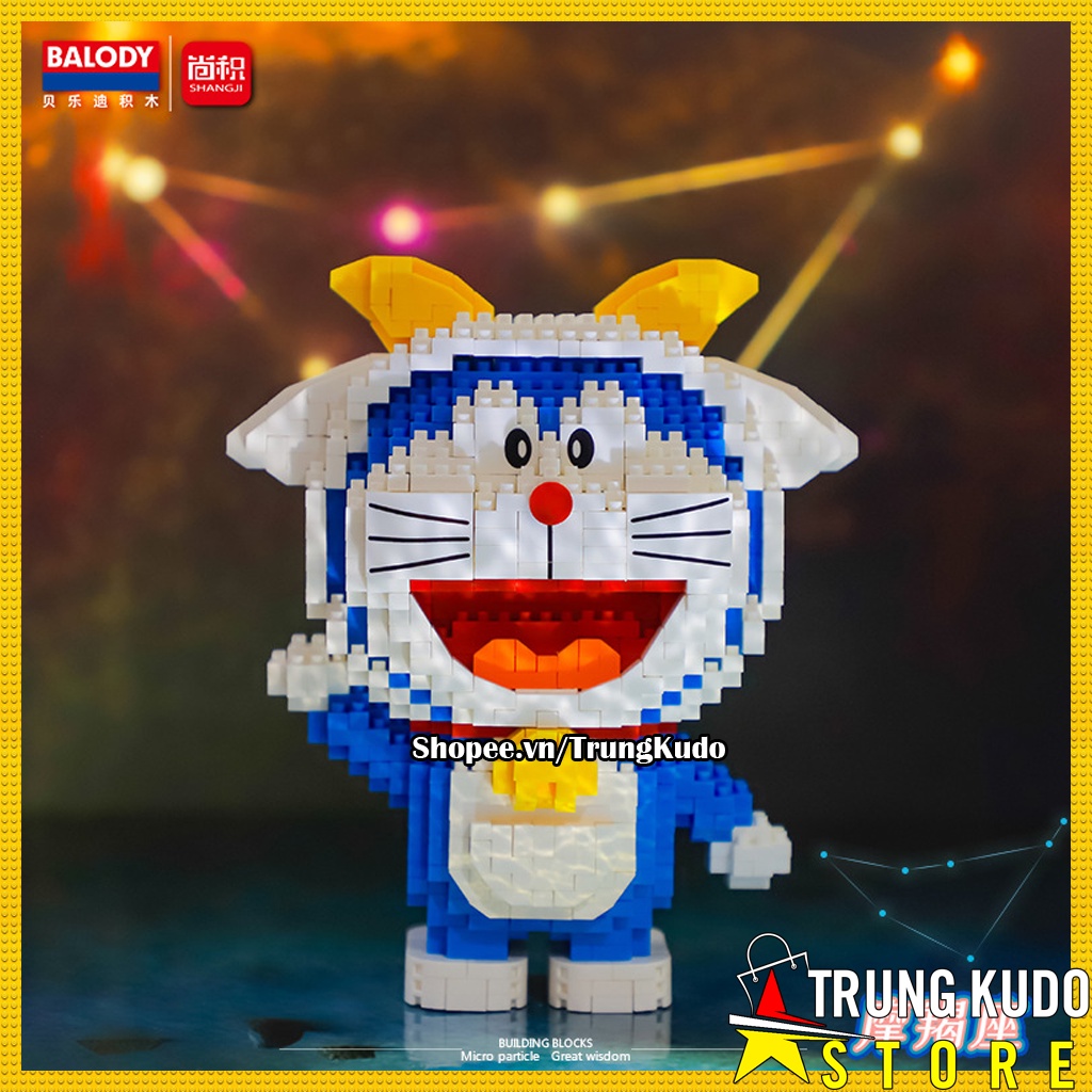 Lego Doremon 12 Cung Hoàng Đạo - Đồ Chơi Lego Cung Hoàng Đạo Hình Doraemon Thích Hợp Làm Quà Tặng