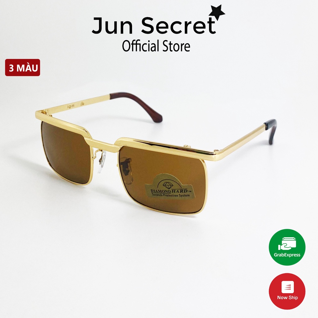 Mắt kính nam cao cấp Jun Secret gọng vuông kiểu dáng độc lạ thích hợp cho giới trẻ, tròng chống tia UV JS8092
