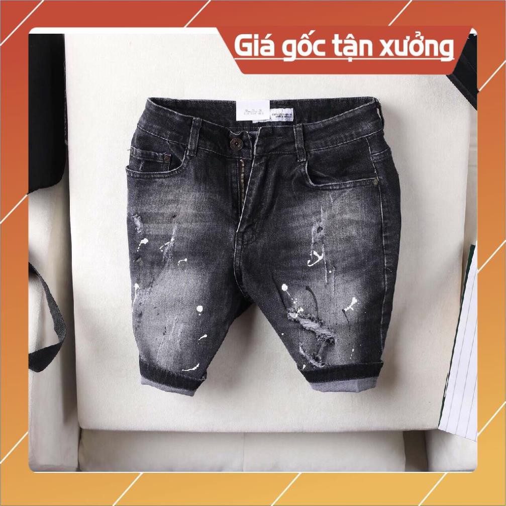 [ ĐẸP HƠN NGƯỜI YÊU CŨ!!! ] Quần short jean nam chất bò rách cao cấp hàn quốc đẹp giá rẻ TCS 3333