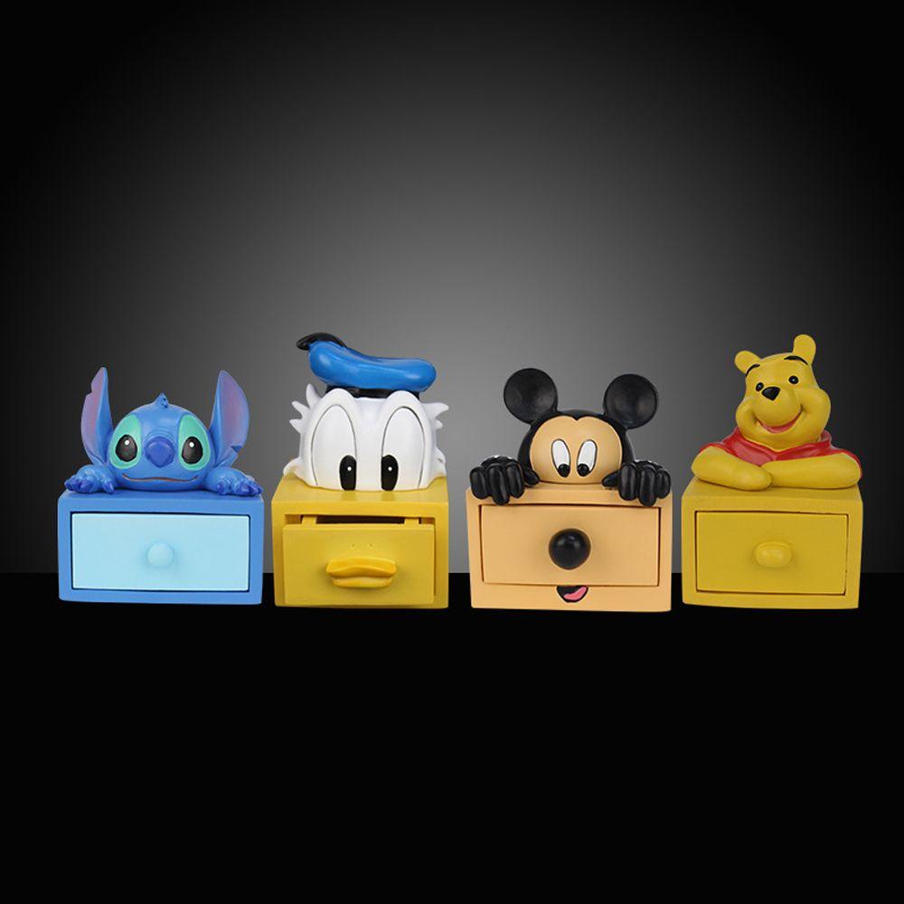 Hộp Đựng Trang Sức Để Bàn Hình Chuột Mickey Hoạt Hình Winnie Stitch Cổ Điển