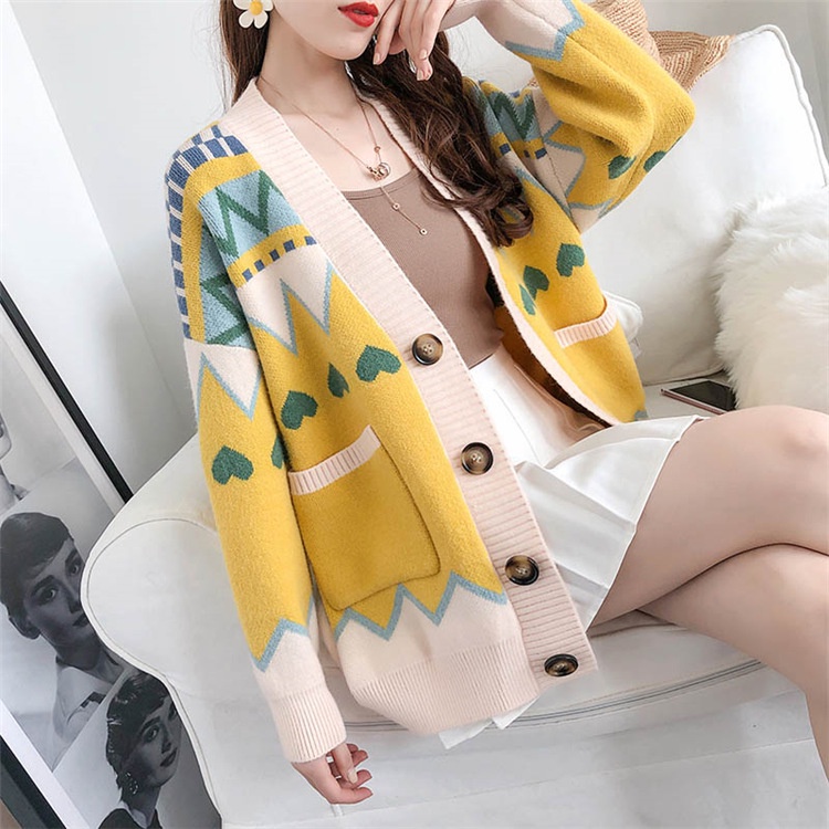 Áo Khoác Cardigan Len Nữ Đẹp Dáng Dài Phong Cách Hàn Quốc