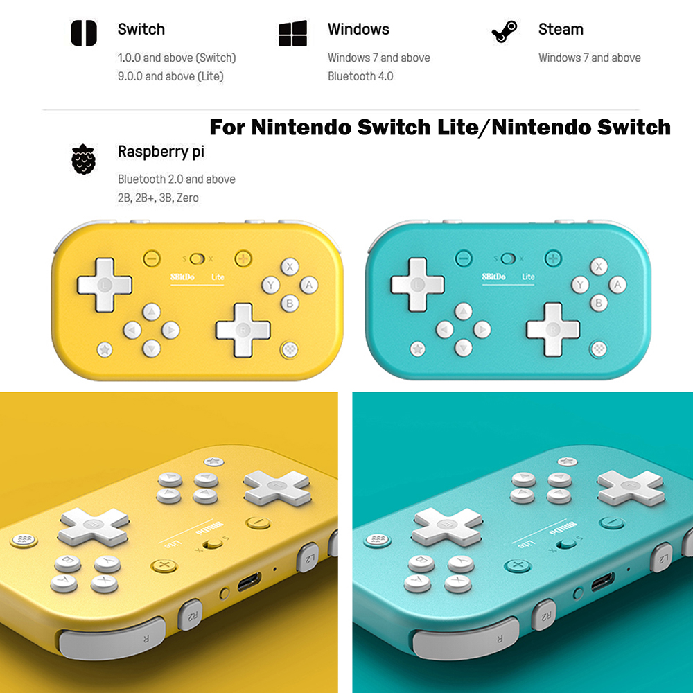 Tay Cầm Chơi Game Bluetooth 8 Bitdo Lite Cho Nintendo Switch Lite / Nintendo Switch Windows