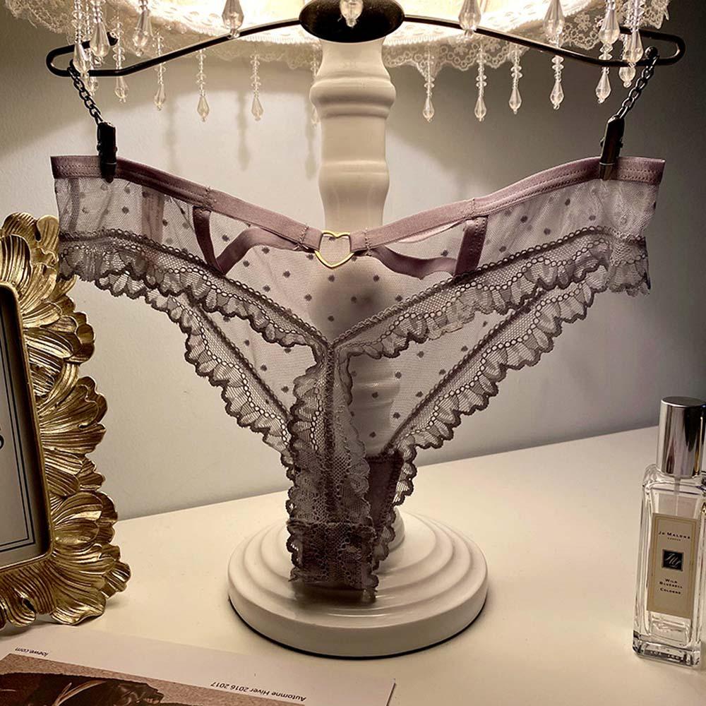 Quần Lót Ren Lưới Màu Sắc Thời Trang Gợi Cảm Cho Nữ