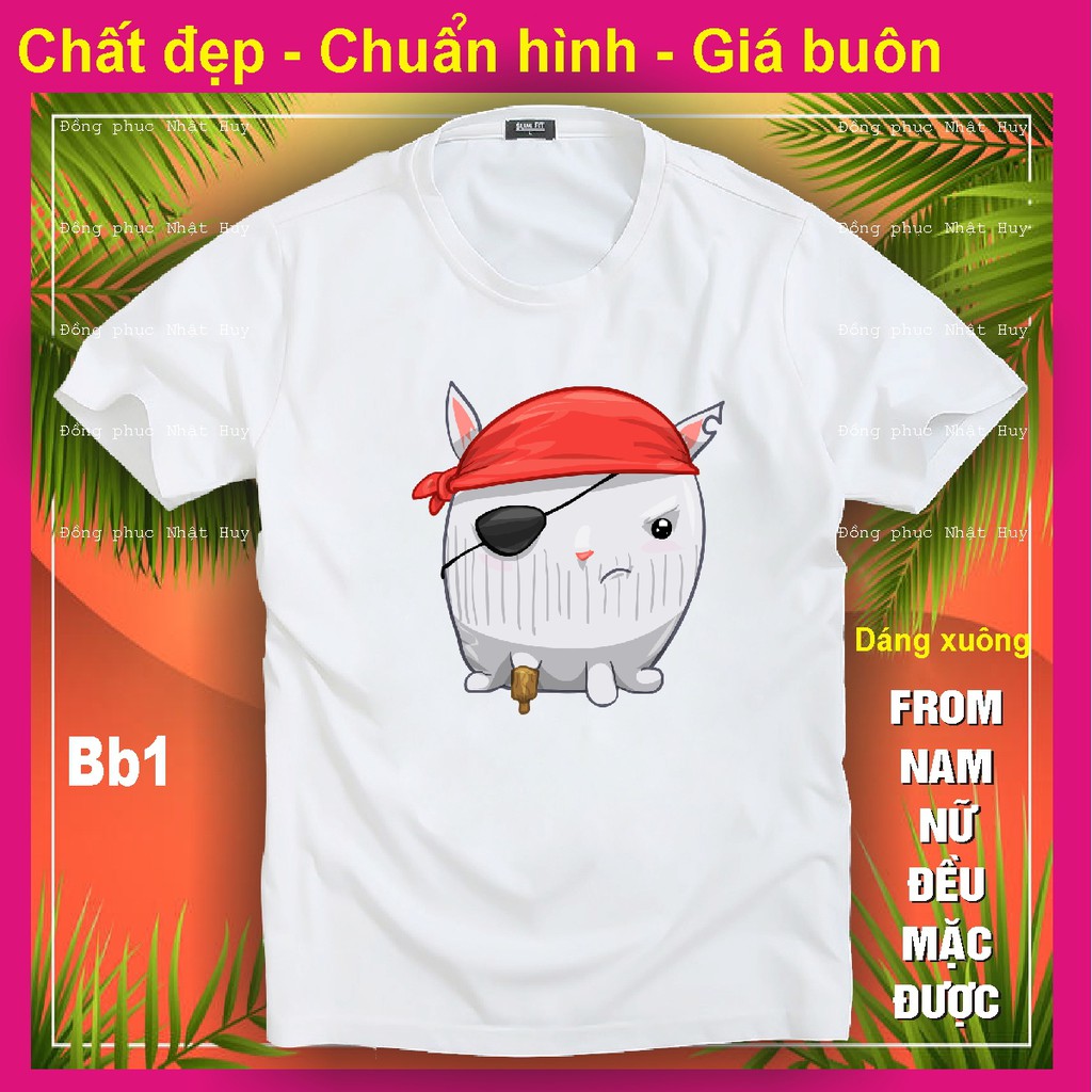 Áo thun icon bánh bao facebook BUN17,bao đổi trả,CHẤT ĐẸP