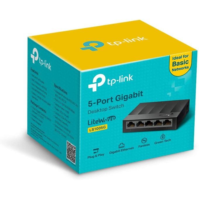 Bộ Chia Mạng 5 Cổng Gigabit TP-Link LS1005G - Switch 5 Port 10/100/1000 Hàng Chính Hãng