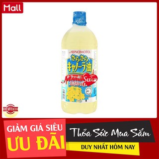 [Date T1/2021[ Dầu ăn hoa cải chai 1000ml - Nhật Bản