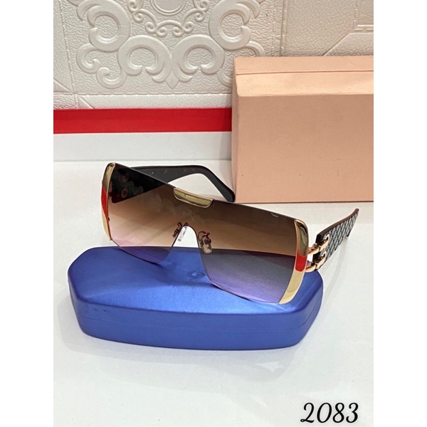 Kính mát nam nữ chống 4614 UV400, thiết kế mắt vuông dễ đeo, màu sắc thời trang 4614