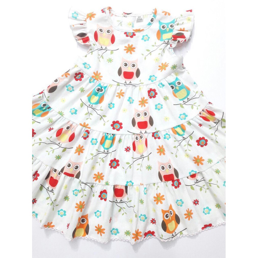 BGD 2159 - Đầm vải xuất xịn ELFINDOLL của Hàn Quốc cho bé gái 4 -> 12 tuổi