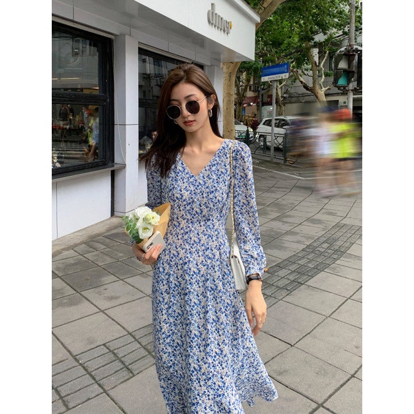 váy hoa nhí vintage đầm bầu công sở đầm công sở váy xanh đầm dài váy đuôi cá đầm dài đầm sang chảnh đầm bigsize nữ đầm đi tiệc váy tiểu thư sang chảnh váy nữ xinh đầm tay dài