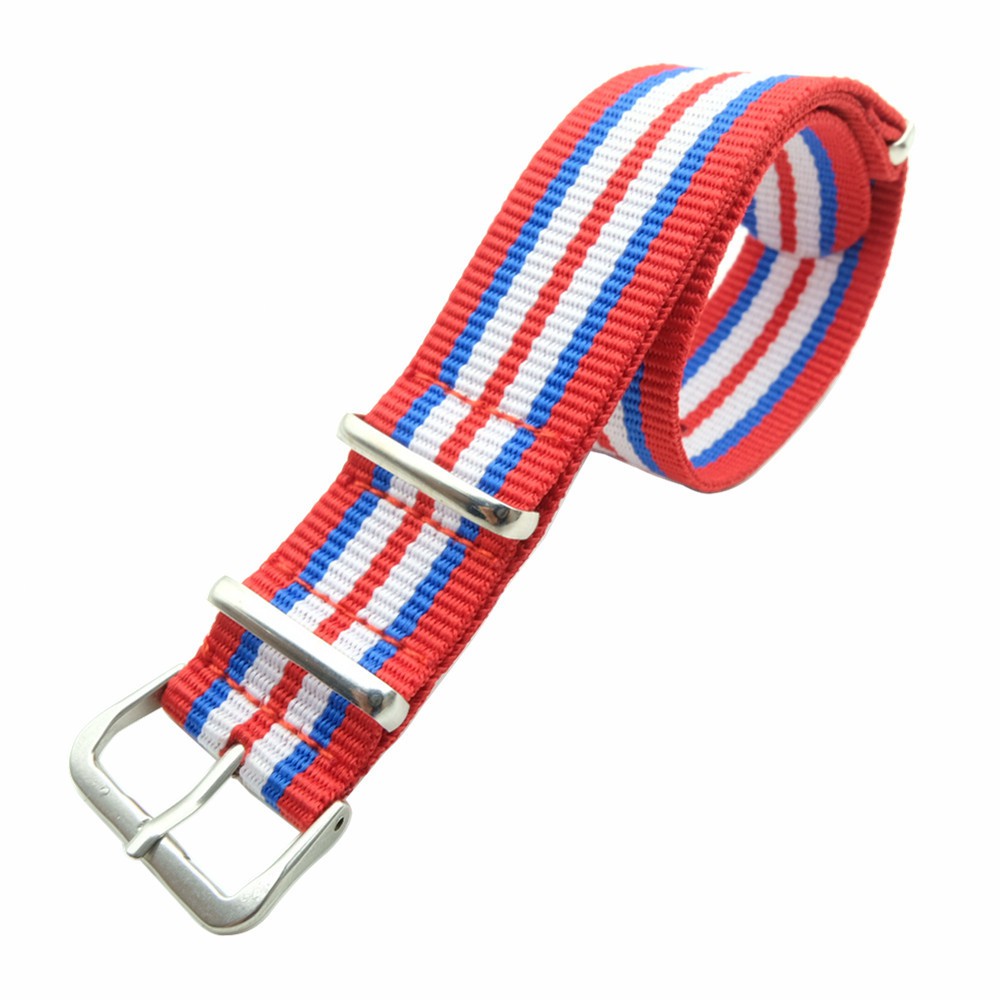 20 Color NATO Nylon Strap Strap 18mm 20mm Universal Strap Fenix 5S / Gear S2 / Galaxy Active / Gear sports
