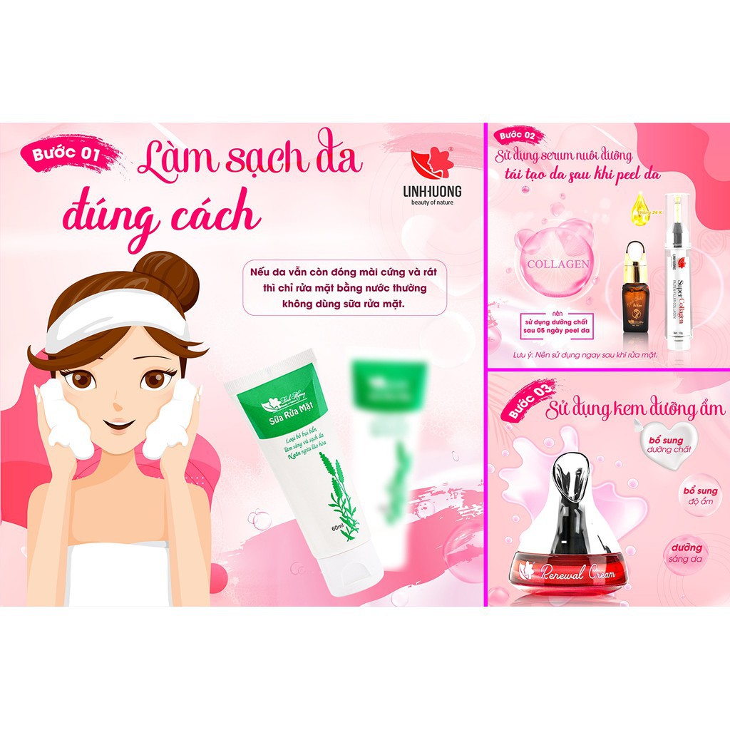 [Mua 1 tặng 3] Sữa Rửa Mặt Linh Hương Tạo Bọt Trắng Da Ngừa Lão Hóa Chiết Xuất Cúc Hoa Vàng 60ml | BigBuy360 - bigbuy360.vn