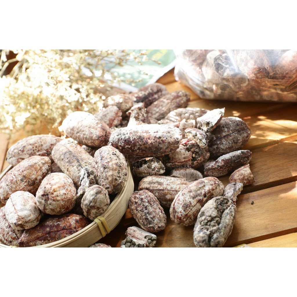 Chuối hột rừng sấy khô - chuốt hột trắng 1kg