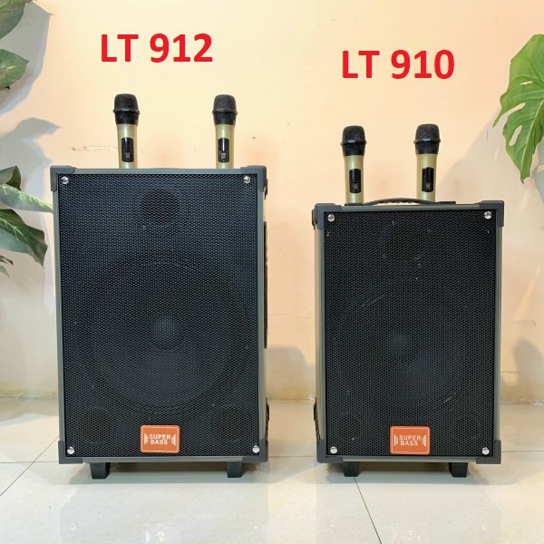 Loa Kéo Di Động SuperBass LT-912 Loa thùng gỗ Bass 30 Công Suất Lớn, Chỉnh Bass, Treble, Echo, Pin Lâu