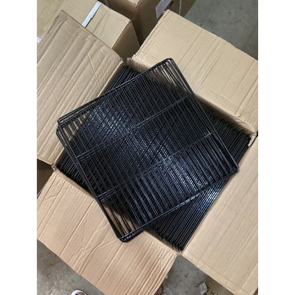 Lưới nan dày lắp ghép 35x35 và 35x45 (trắng và đen) (tặng chốt nối)