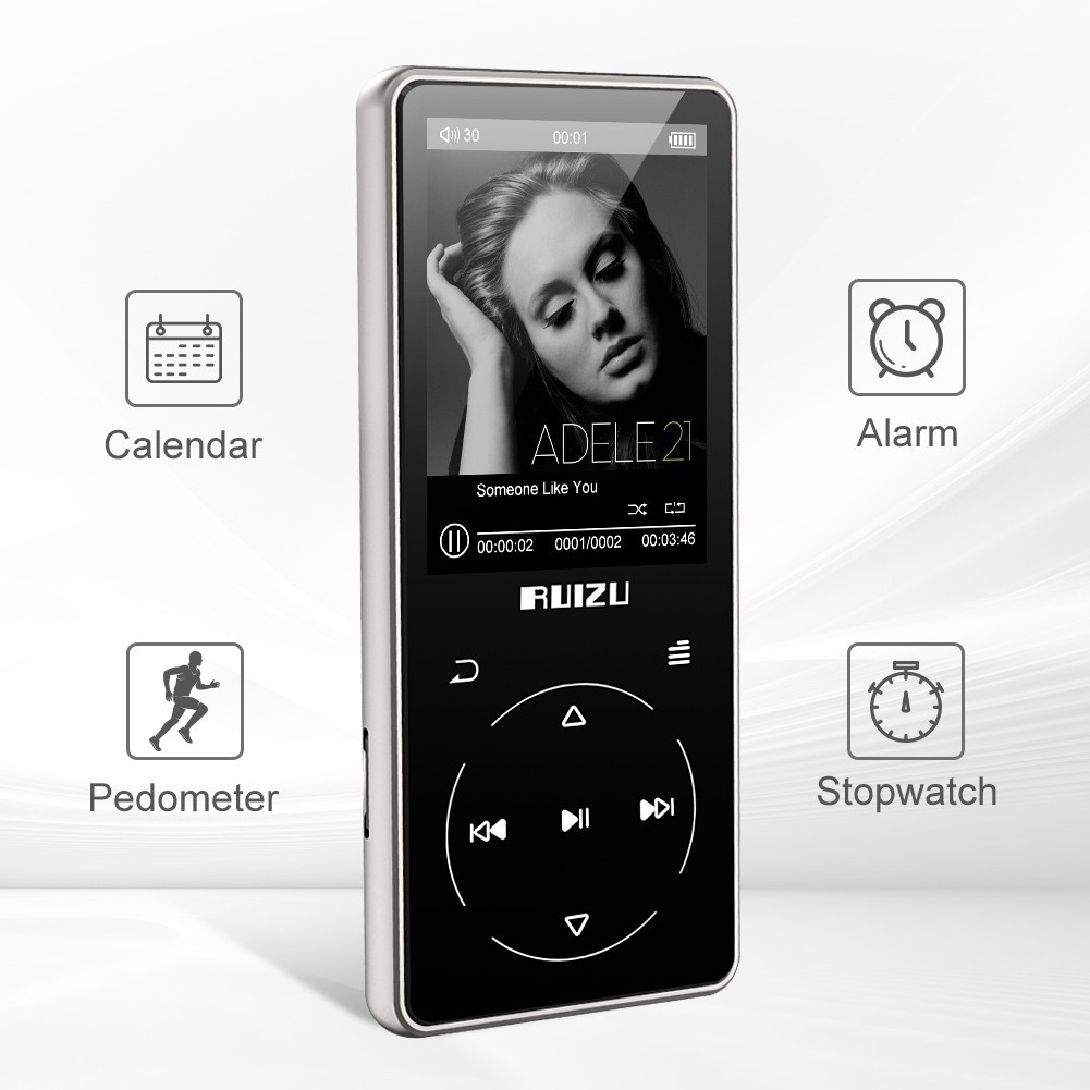 Máy nghe nhạc ruizu D16,hifi,có bluetooth 4.0,phím cảm ứng