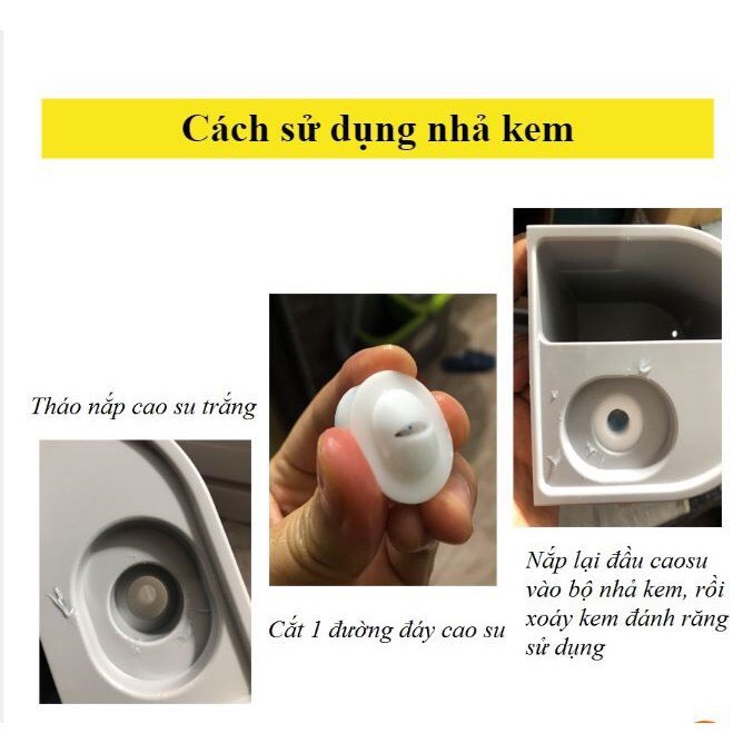 Bộ Nhả Kem Đánh Răng Tự Động, Kệ Để Đồ Phòng Tắm Cao Cấp OENON