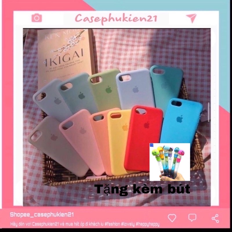 ỐP LƯNG IPHONE CHỐNG BẨN LOGO TÁO CAO CẤP ĐÁNG MUA NHẤT-NHIỀU MÀU BÁN CHẠY