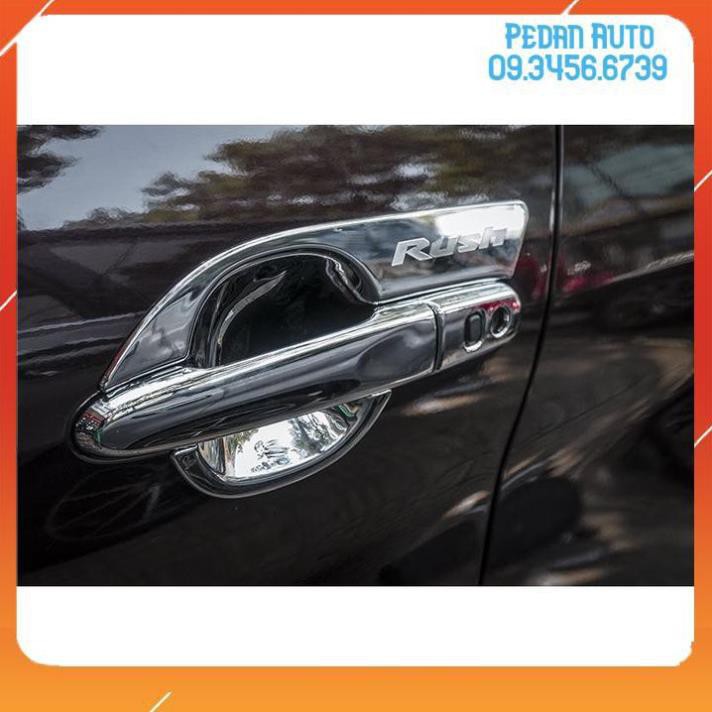 Ốp Tay Hõm Cửa Xe Toyota Rush 2018 2019 2020 Mạ Crom