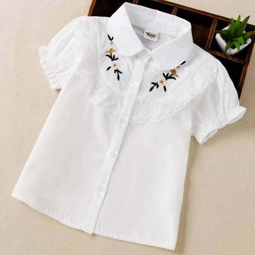 Áo Thun Cotton Tay Ngắn Offer~2022 Phong Cách Hàn Quốc Thời Trang Mùa Hè Mới Cho Bé Gái