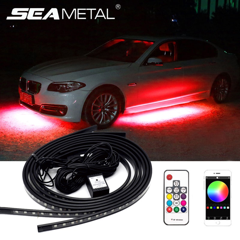 Đèn Led RGB Nhiều Màu Sắc Chống Thấm Nước Điều Khiển Bằng Ứng Dụng