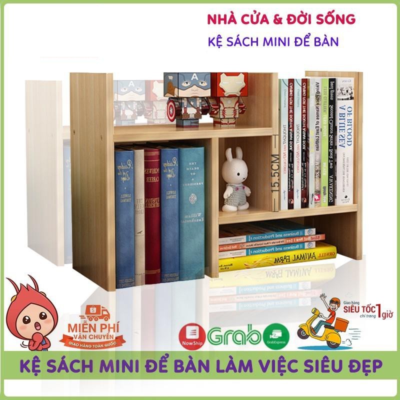 💕Siêu Đẹp💕 Kệ Sách Mini, Giá Để Sách, Tài Liệu Văn Phòng Trên Bàn Làm Việc Bằng Gỗ, Trang Trí Bàn Làm Việc