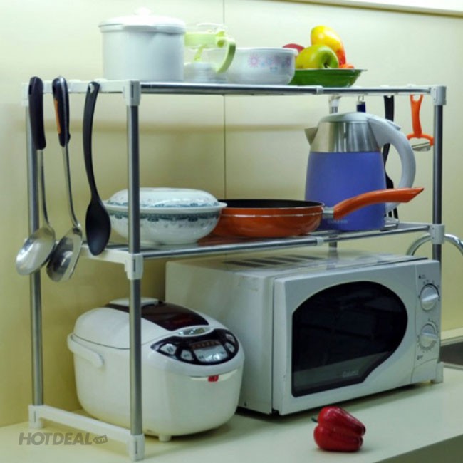 Kệ Để Lò Vi Sóng 2 Tầng Đa Năng | BigBuy360 - bigbuy360.vn