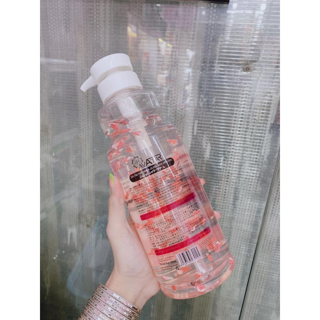 Sữa Tắm Thơm Mịn Da Bông Hoa Jojoba Avatar 900ml