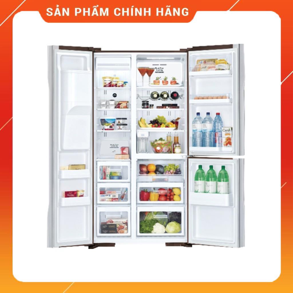 [ FREE SHIP KHU VỰC HÀ NỘI ] Tủ lạnh Hitachi  side by side 2 cửa màu đen R-FS800GPGV2(GBK) - [ Bmart247 ]