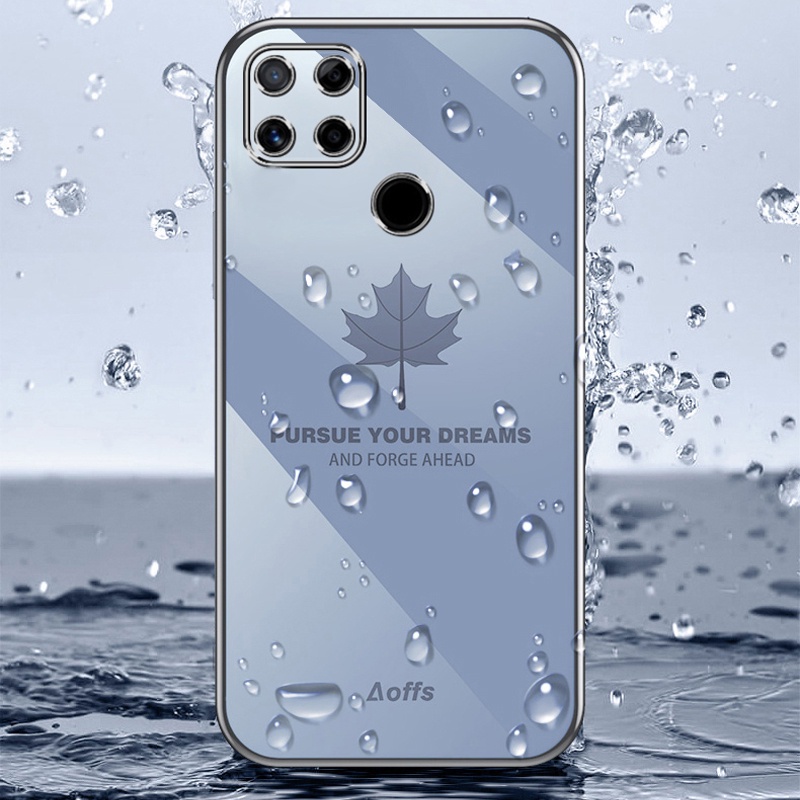 Ốp điện thoại Koosuk silicone mềm mỏng họa tiết lá phong cho POCO C40 C31 C3 Pocophone