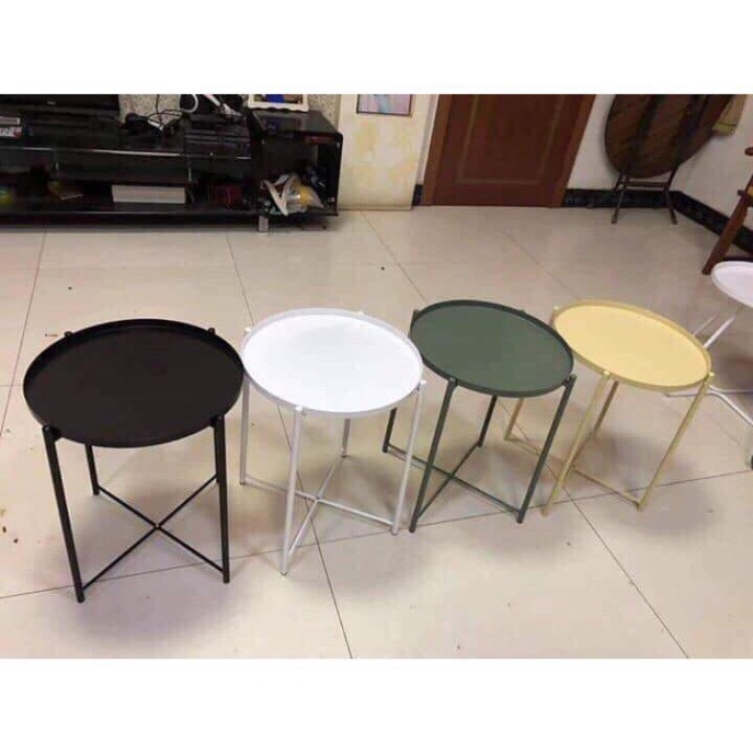 BÀN TRÀ CHANH, Cafe vỉa hè, Trà sữa khung sắt tráng sơn bóng Di Động dễ Tháo Rời Đa Năng