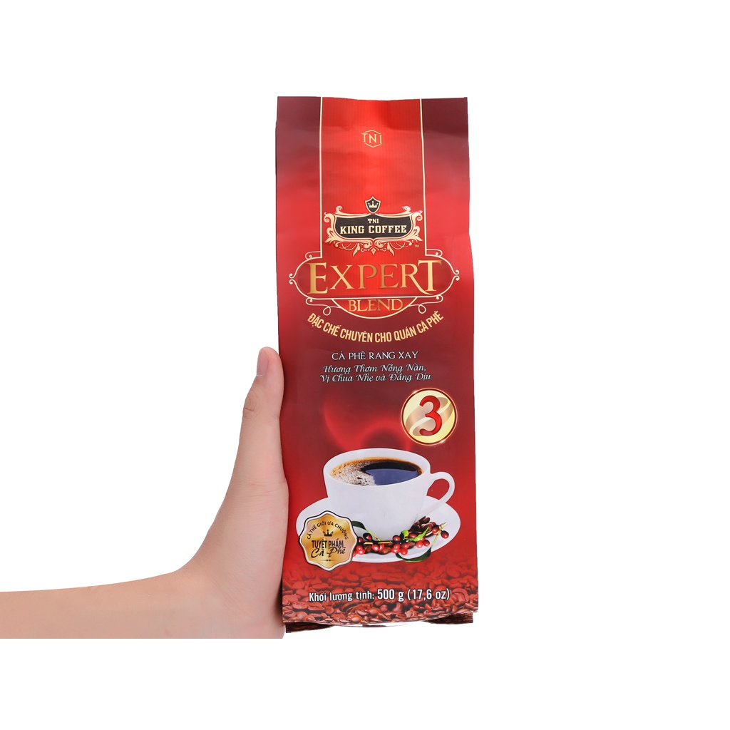 Cà Phê Rang Xay Expert Blend KING COFFEE - Túi 500g - Robusta Buôn Ma Thuột | BigBuy360 - bigbuy360.vn