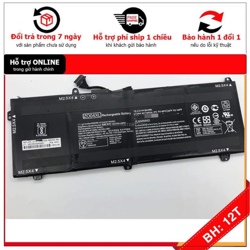 BH12TH 💖 Pin laptop HP Zbook Studio G3, 808396-421 HSTNN-C88C Series (15.2V-64Wh-4210mAh)  Zin