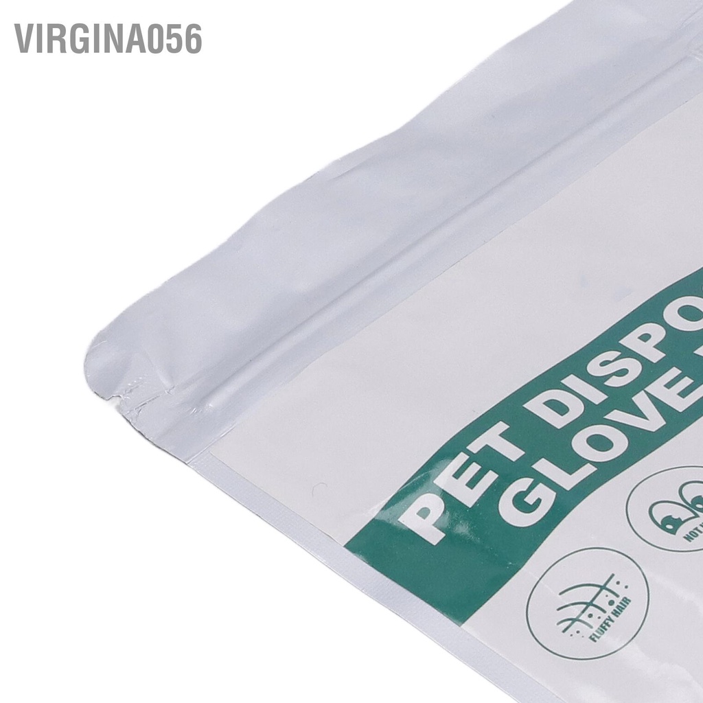 Virgina056 Găng tay chải lông cho thú cưng Khăn lau Làm đẹp Miễn phí Mát-xa làm sạch tắm chó mèo