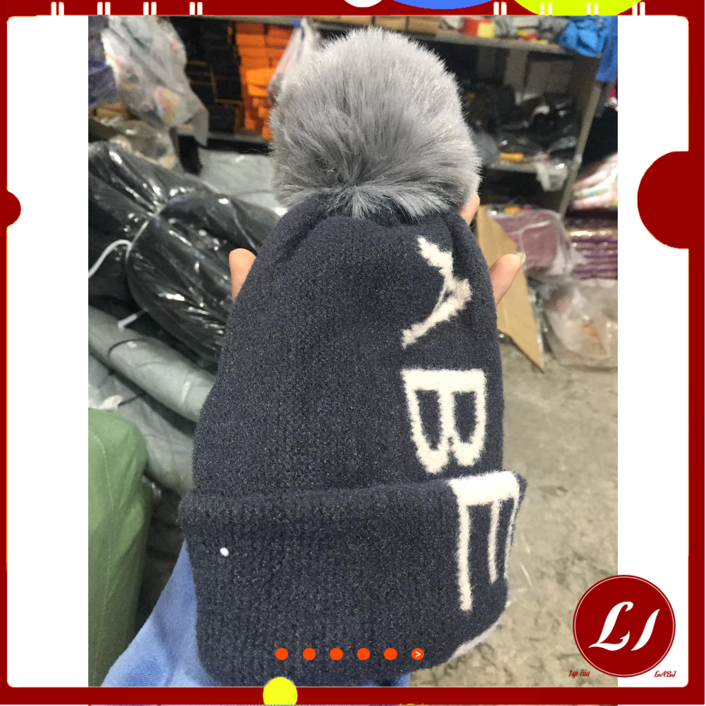 MŨ LEN DÀY 2in 1 ABE dày dặn, giữ ấm cho bé