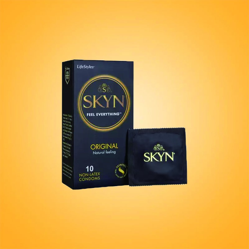 [Skyn]Bao cao su LifeStyles SKYN Original Non-latex cao cấp không mùi cao su không gây dị ứng 10 bao