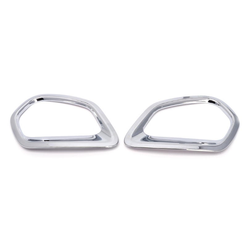 Bộ 2 Khung Crom Trang Trí Đèn Sương Mù Phía Sau Xe Hơi Mitsubishi 20