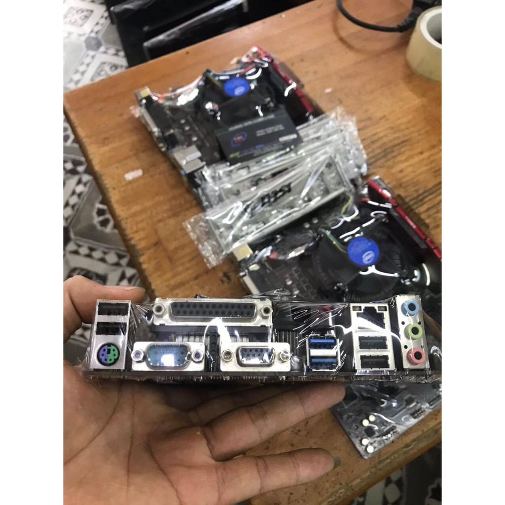 Combo Main Msi H310+ Cpu i3-8100+ ram 16g- hàng đep như mới
