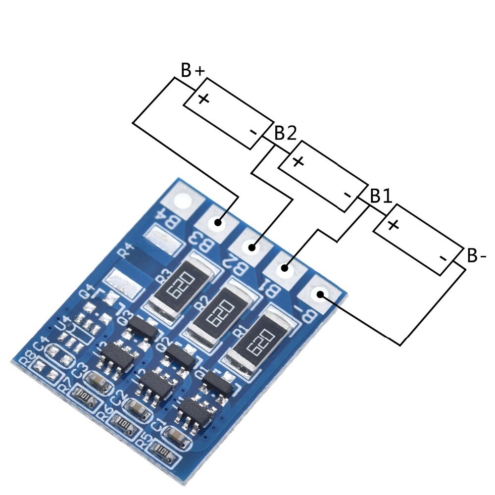 Bảng Mạch Cân Bằng 3s 4s 5s 6s 7s 8s 21v 4.2v Li-Ion Tiện Dụng