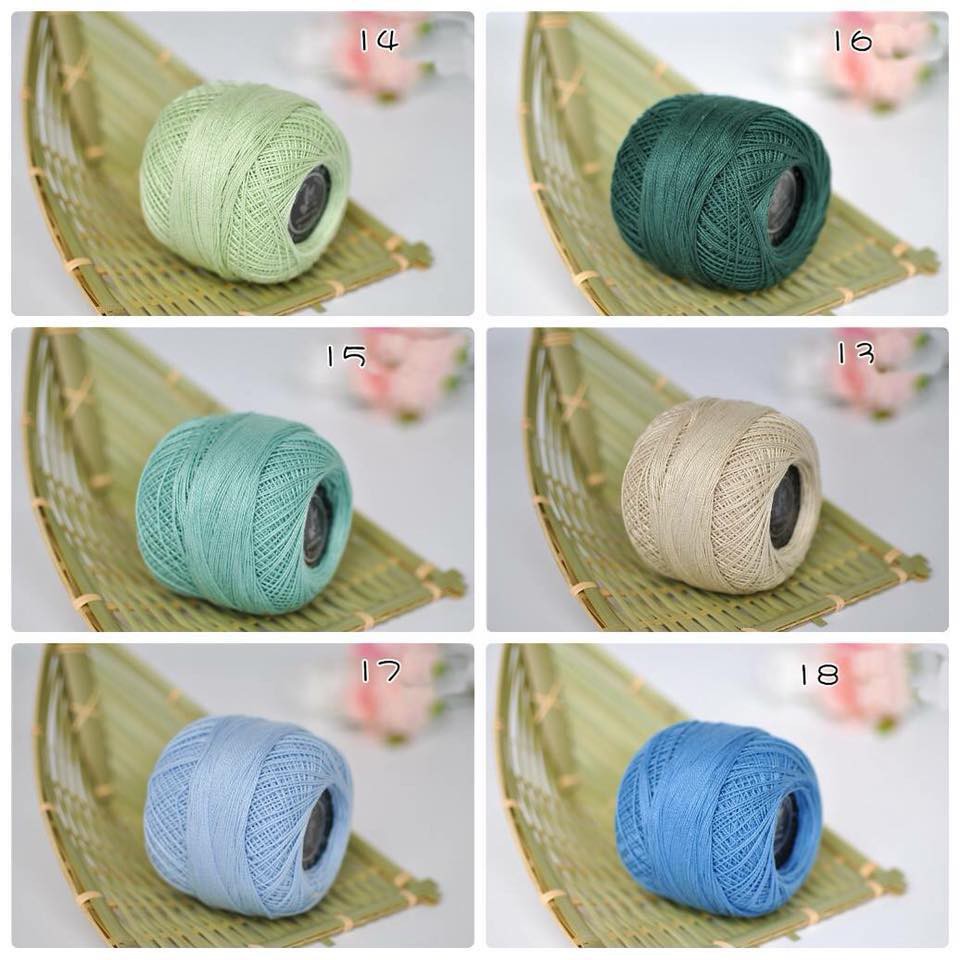 Sợi pearl cotton chuyên móc váy áo mùa hè thu | BigBuy360 - bigbuy360.vn
