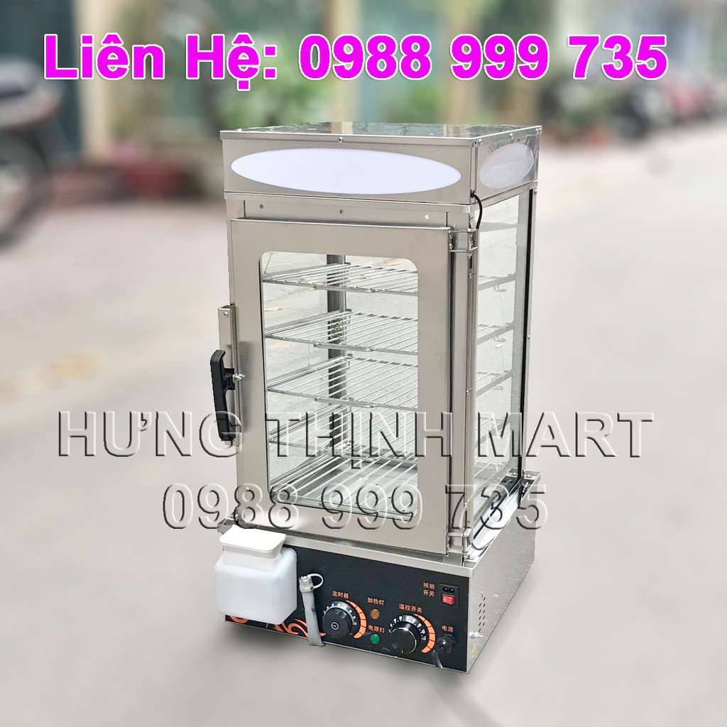 TỦ GIỮ NÓNG BÁNH BAO CHUYÊN DỤNG 5 TẦNG