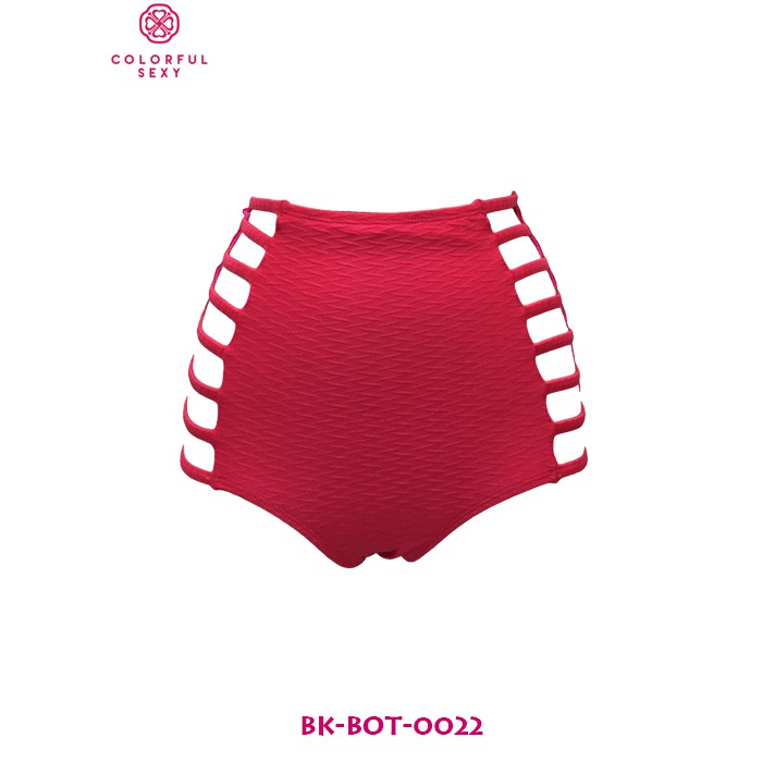 Quần bơi tự phối lưng cao đan dây Colorful Sexy