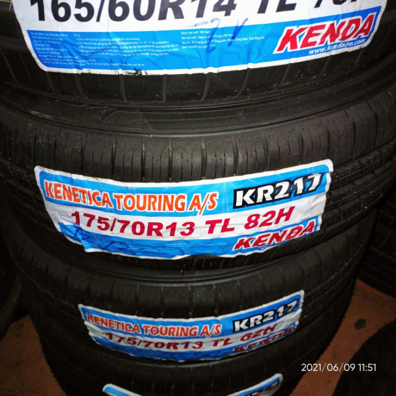 Lốp ô tô 175/70R13 kenda. giao hàng siêu nhanh