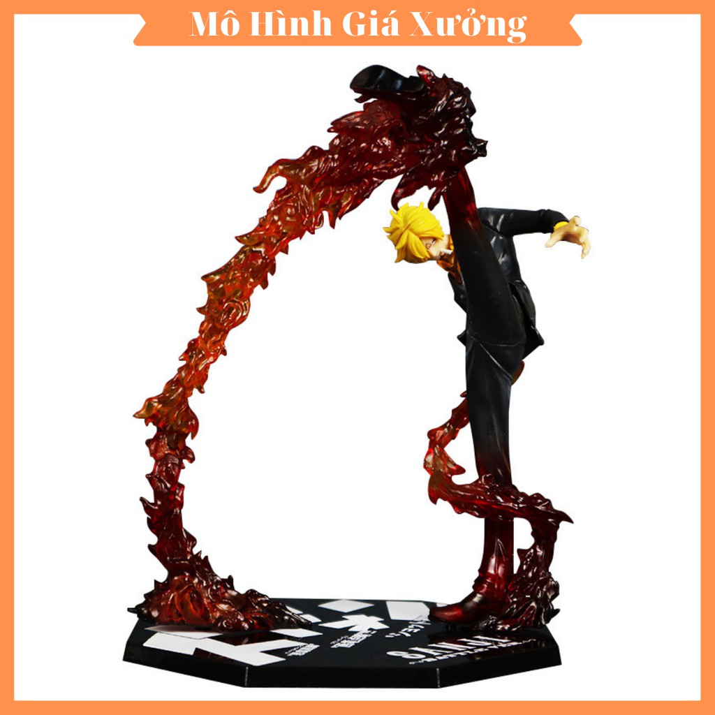 Mô Hình Vinsmoke Sanji (Chân Đen) Cao 18cm Trạng Thái Chiến Đấu - Figure Tượng One Piece